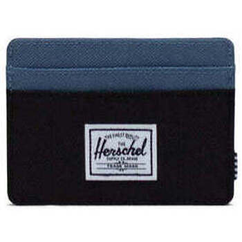Taschen Portemonnaie Herschel Eco | Charlie RFID Black/Copen Blue Schwarz