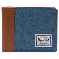 Taschen Portemonnaie Herschel Hank II RFID Copen Blue Crosshatch Blau