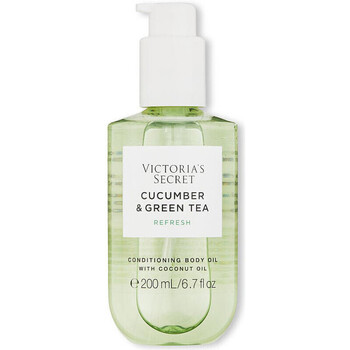 Victoria`s Secret  pflegende Körperlotion Natürliche Schönheit nahrhaftes Körperöl - Gurke und grüner Tee