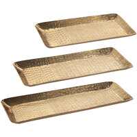 Home Schlüsselablage Signes Grimalt Dekorative Tabletts 3U Gold