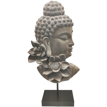 Home Statuetten und Figuren Signes Grimalt Buddha Kopffigur Grau