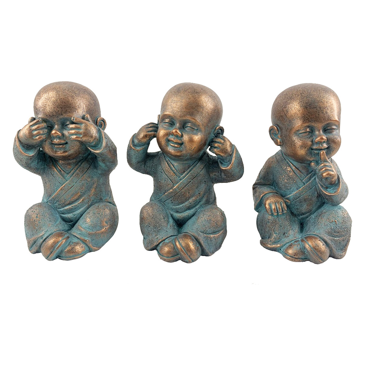 Home Statuetten und Figuren Signes Grimalt Abbildung Monk 3 Einheiten Blau