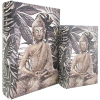Home Körbe / Kisten / Regalkörbe Signes Grimalt Buddha Buch 2 Einheiten Grau