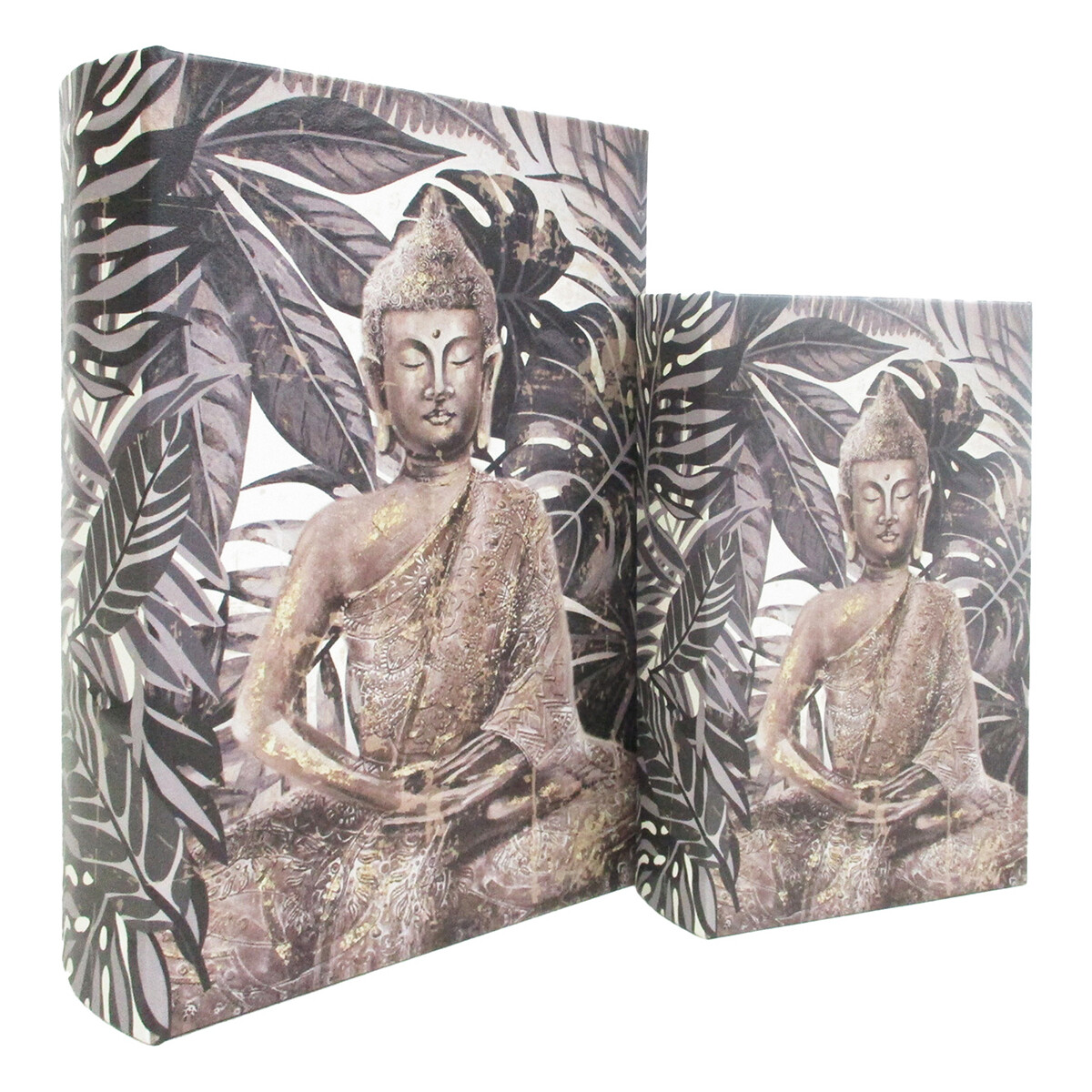 Home Körbe / Kisten / Regalkörbe Signes Grimalt Buddha Buch 2 Einheiten Grau