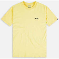 Kleidung Herren T-Shirts & Poloshirts Vans T-Shirt  MN Left Chest Logo Plus Ss Pale Banana Gelb