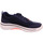 Schuhe Damen Derby-Schuhe & Richelieu Skechers Sportschuhe GO WALK ARCH FIT - UPTOWN SUMM 124887 NVPK Blau