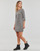 Kleidung Damen Kurze Kleider Only ONLBRILLIANT 3/4 CHECK DRESS  JRS Schwarz