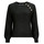 Kleidung Damen Pullover Only ONLEMMA LS BUTTON ONECK KNT Schwarz