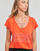 Kleidung Damen T-Shirts Only ONLKELLY S/S V-NECK TOP BOX CS JRS Orange