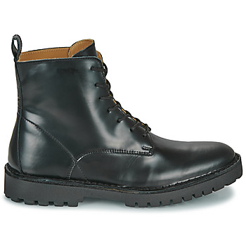Selected SLHRICKY LEATHER LACE-UP BOOT Schwarz