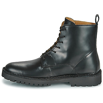 Selected SLHRICKY LEATHER LACE-UP BOOT Schwarz