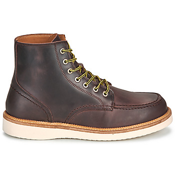 Selected SLHTEO NEW LEATHER MOC-TOE BOOT Braun