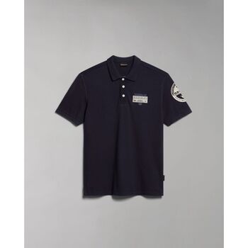 Napapijri  T-Shirts & Poloshirts E-AMUNDSEN NP0A4H6A-176 BLU MARINE