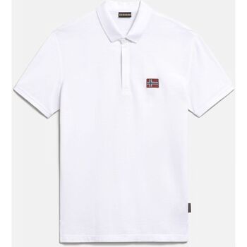 Napapijri  T-Shirts & Poloshirts EBEA NP0A4G2M-002 BRIGHT WHITE