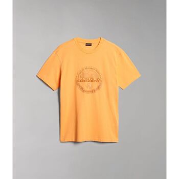 Kleidung Herren T-Shirts & Poloshirts Napapijri S-BOLLO NP0A4H9K-A57 ORANGE MOCK Orange