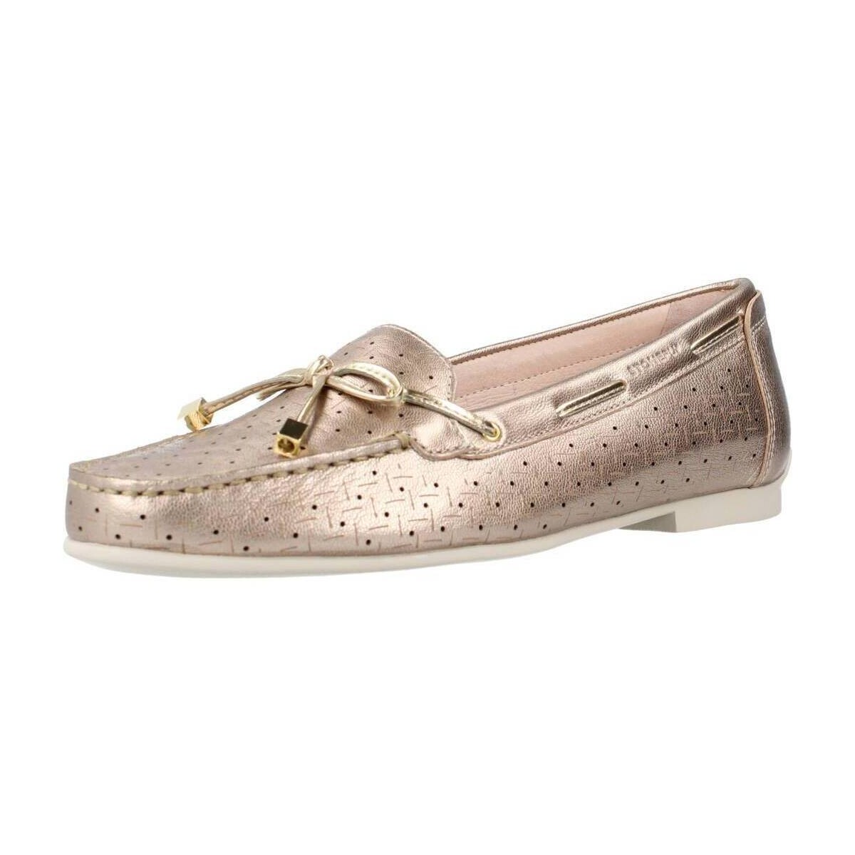 Schuhe Damen Slipper Stonefly CAPRI III Gold