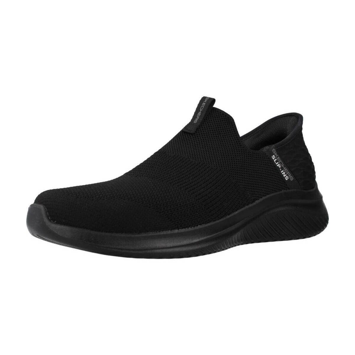 Schuhe Herren Sneaker Skechers SLIP-INS: ULTRA FLEX 3.0 Schwarz