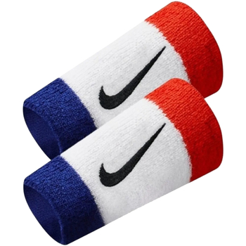 Accessoires Sportzubehör Nike Swoosh Double Wide Wristbands Weiss