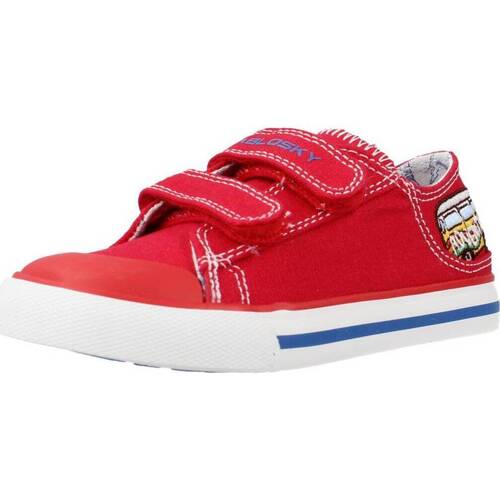 Schuhe Jungen Sneaker Low Pablosky 971760P Rot
