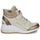 Schuhe Damen Sneaker High MICHAEL Michael Kors GENTRY HIGH TOP Beige / Gold