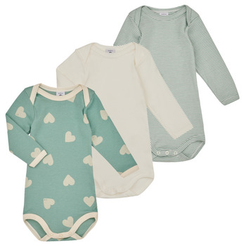 Kleidung Kinder Pyjamas/ Nachthemden Petit Bateau BODY US ML LOVING PACK X3 Multicolor