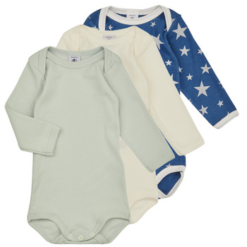 Kleidung Mädchen Pyjamas/ Nachthemden Petit Bateau BODY US ML VINTSTAR PACK X3 Multicolor
