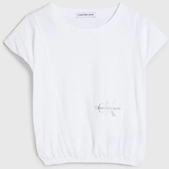 Calvin Klein Jeans  T-Shirts & Poloshirts IG0IG02009 NONOGRAM CAP-YAF BRIGHT WHITE