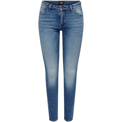 Kleidung Damen Jeans Only 15283581 CARMEN-MEDIUM BLUE DENIM Blau