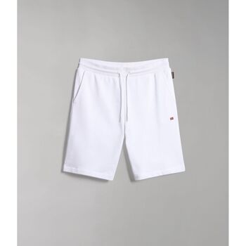 Kleidung Herren Shorts / Bermudas Napapijri NALIS NP0A4H88-002 BRIGHT WHITE Weiss
