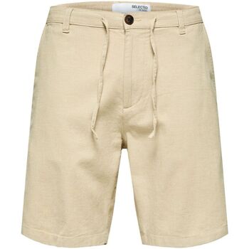 Kleidung Herren Shorts / Bermudas Selected 16087638 BRODY-INCENSE Beige
