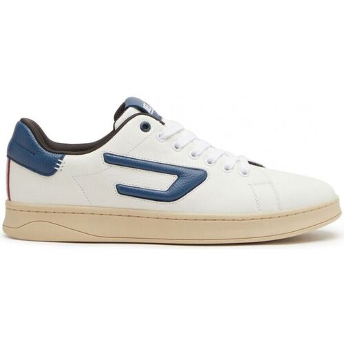 Schuhe Herren Sneaker Diesel Y02869 PR087 S-ATHENE-H9466 WHITE/BLUE Weiss