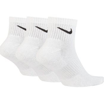 Unterwäsche Herren Socken & Strümpfe Nike U NK EVERYDAY CUSH QTR 3P Weiss
