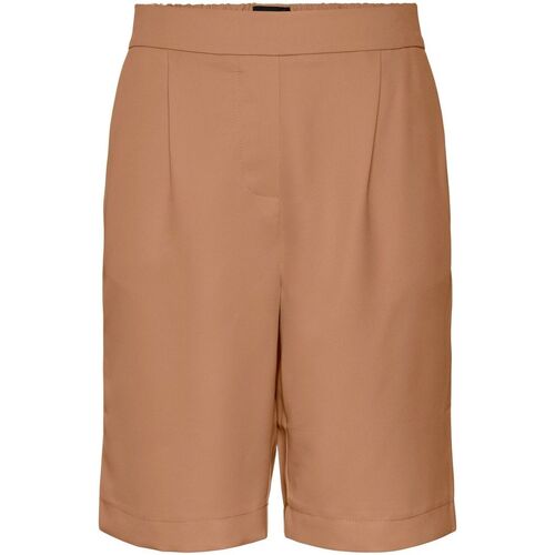 Kleidung Damen Shorts / Bermudas Pieces 17133313 TALLY-INDIAN TAN Beige