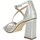 Schuhe Damen Sandalen / Sandaletten Menbur 23701 Silbern