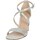 Schuhe Damen Sandalen / Sandaletten Menbur 23701 Silbern