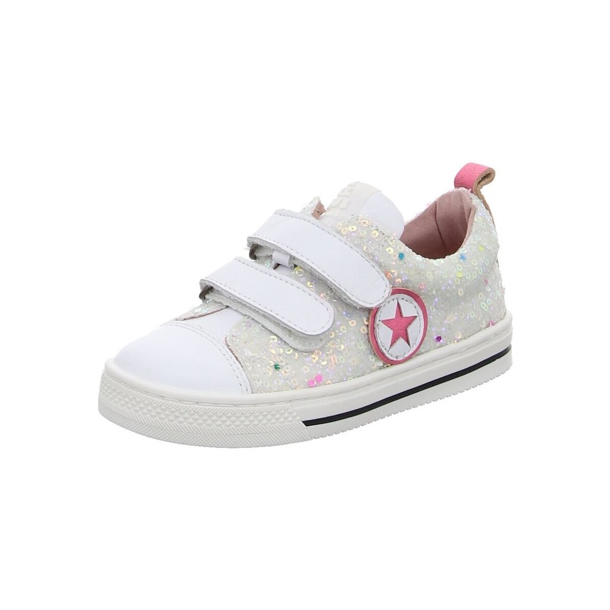 Schuhe Mädchen Sneaker Acebo's Klettschuhe Blanco 364 California 5603JR Weiss