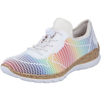 Schuhe Damen Slipper Rieker Slipper N4270-90 Multicolor