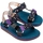 Schuhe Damen Sandalen / Sandaletten Melissa Papete+Rider - Blue/Purple/Beige Multicolor