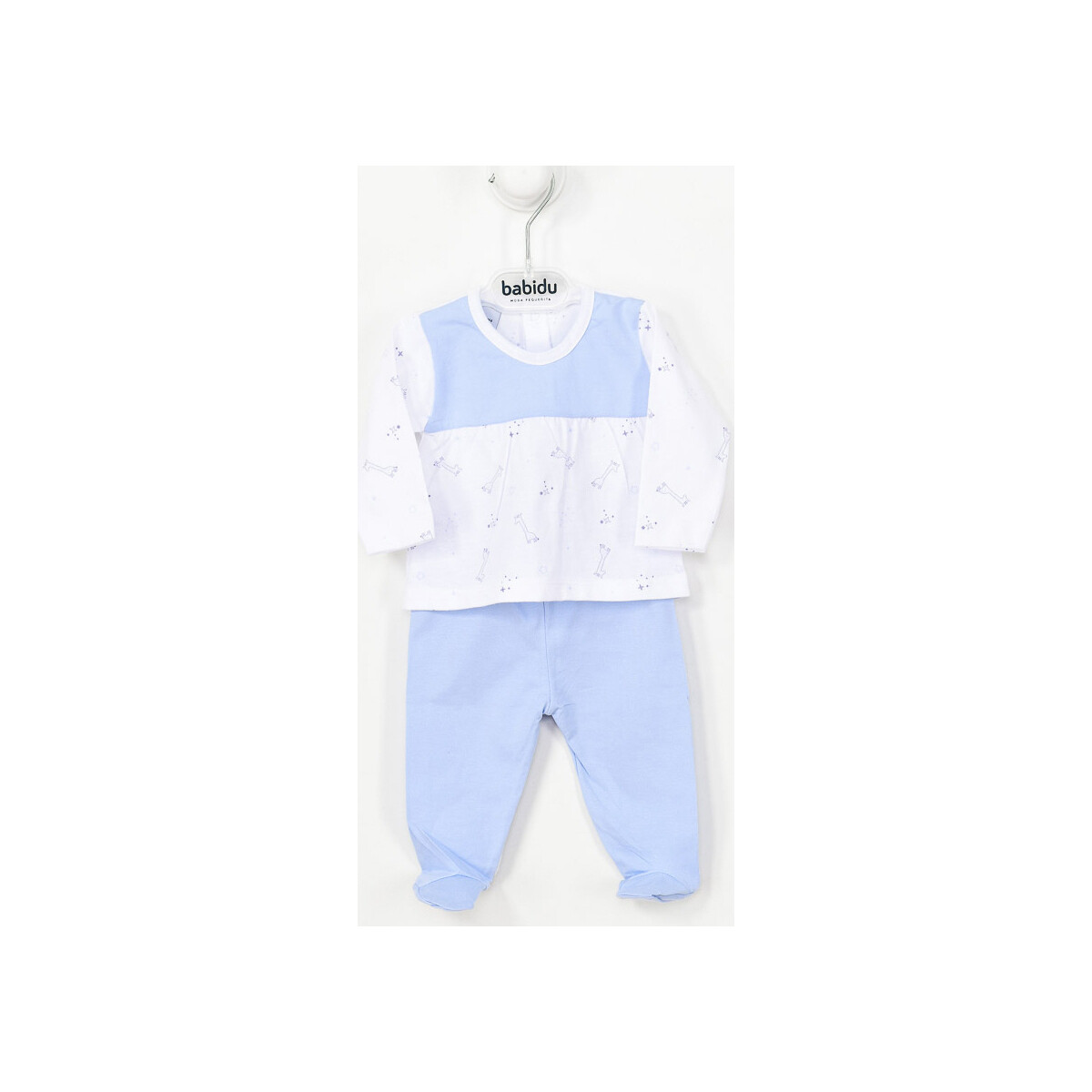 Kleidung Kinder Kleider & Outfits Babidu 57226-CELESTE Blau