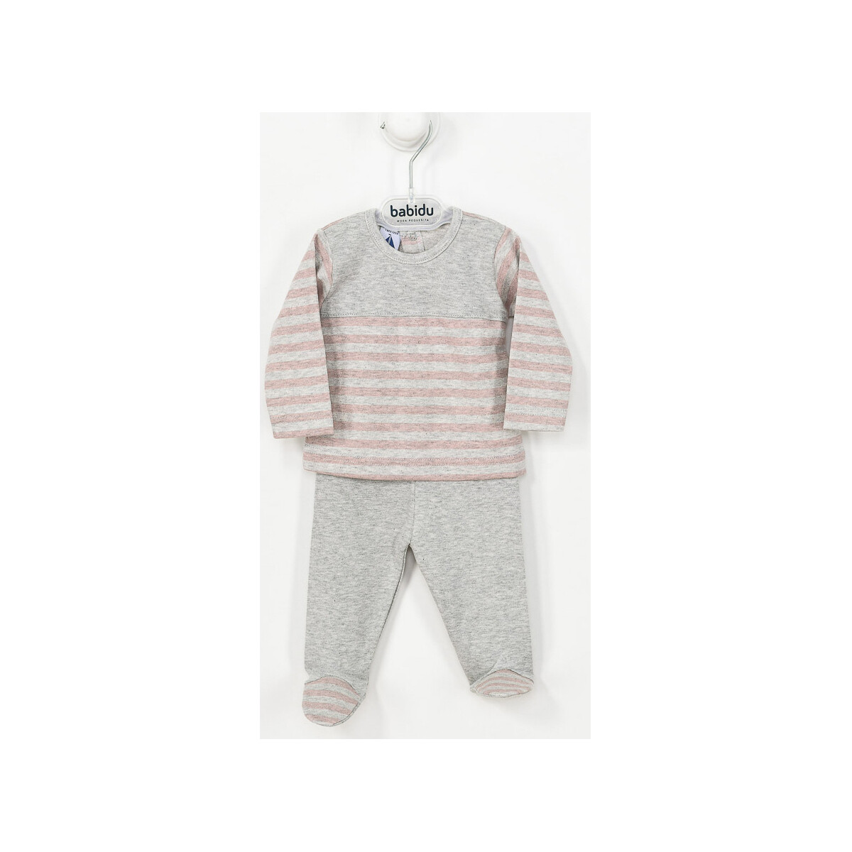 Kleidung Kinder Kleider & Outfits Babidu 59124-ROSA Grau