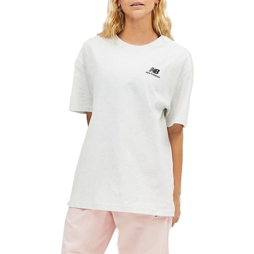 Kleidung Damen T-Shirts & Poloshirts New Balance UNISSENTIALS TEE Grau