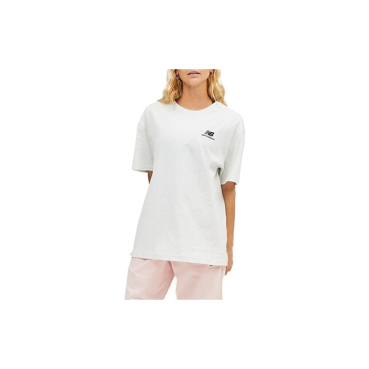 Kleidung Damen T-Shirts & Poloshirts New Balance UNISSENTIALS TEE Grau