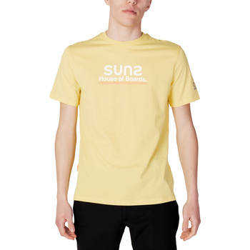 Kleidung Herren Langärmelige Polohemden Suns TSS01031U Gelb