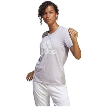 Kleidung Damen T-Shirts adidas Originals Big Logo Grau