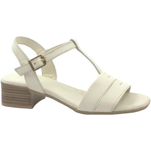 Schuhe Damen Sandalen / Sandaletten Melluso MEL-E23-K56028D-CR Weiss