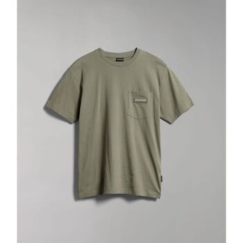 Napapijri  T-Shirts & Poloshirts S-MORGEZ NP0A4GBP-GAE GREEN LICHEN