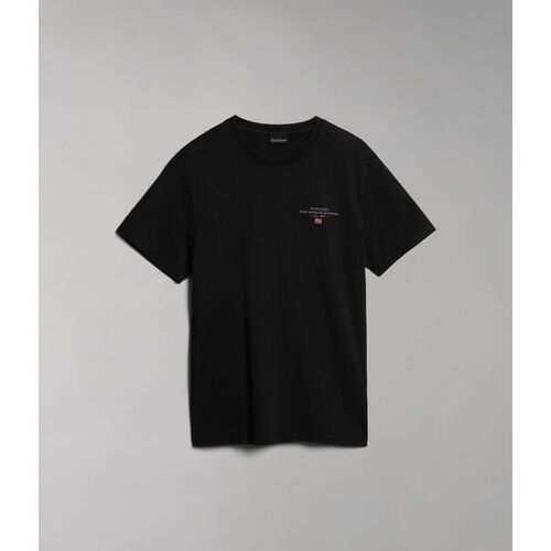 Kleidung Herren T-Shirts & Poloshirts Napapijri SELBAS NP0A4GBQ-041 BLACK Schwarz