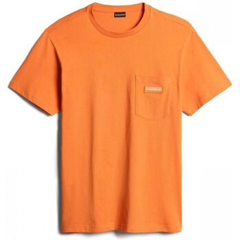 Kleidung Herren T-Shirts & Poloshirts Napapijri S-MORGEZ NP0A4GBP-A1X ORANG AMBER Orange