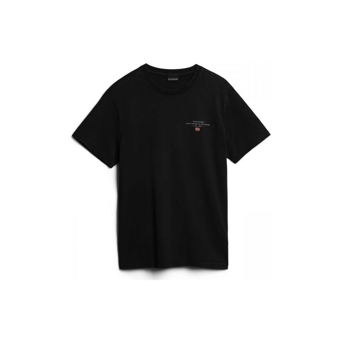 Kleidung Herren T-Shirts & Poloshirts Napapijri SELBAS NP0A4GBQ-041 BLACK Schwarz