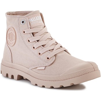 Schuhe Damen Sneaker High Palladium Mono Chrome Nude Dust 73089-662-M Beige